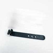 Silikoninis laikiklis suvyniojimo dirželiai Ausinės Minkšta juostelė USB laidas Kabelio kaklaraištis Indas Tvarkykite laikiklį Laikiklis Ausinių spaustukai juoda
