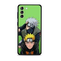 Dėklas Samsung Galaxy S21 S20 FE S22 Ultra S10 S9 S8 Plus S10e Note 20 Ultra 10 Plus Mobiliesiems Telefonams Dangtelis Anime Naruto Kakashi Samsung S22 5G
