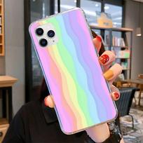 Originalus Rainbow telefono dėklas, skirtas iPhone 11 12 13 Mini Pro Max 8 7 6 6S Plus X 5 SE 2020 XR XS dėklas 6plus or 6s plus