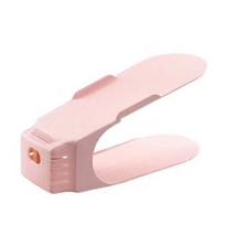 Storage Rack Durable Sturdy Assembling Assembling Shoe Shelf Storage Organizer Shoe Rack rožinė