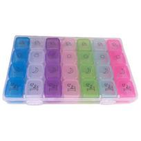 Nuimamas su dangteliu. Naudinga daugkartinio naudojimo tabletės tablečių dėklas tablečių dėžutė pink