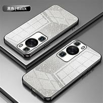 Prabangus gradiento blizgus padengtas dėklas, skirtas Huawei P40 P60 P50 P30 Lite Pro P20 P Smart 2021 Mate 20 30 40 50 60 Pro minkštas dangtelis For Huawei P30 juoda