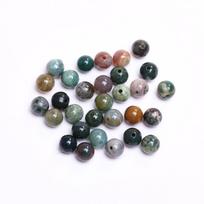 15–40 vnt. 4–12 mm Indijos agato natūralaus akmens apvalūs karoliukai „pasidaryk pats“ karoliai, auskarai, papuošalų kūrimo priedai 6mm about 30Pcs