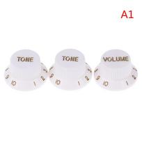 Gitarų Strat rankenėlė 1-garsumo 2-tono valdymo rankenėlės gitarai A1 white