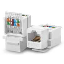 Rj45 Cat6 Utp Keystone Moteriškas lizdo jungties adapteris Interneto tinklo LAN kabelis