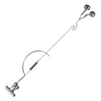 Night Fishing Rod Bait Alarm Bell Fishing Indicator Fish Bait Alarm with Dual Ring Bells Bait Alarm Bell for Fishing