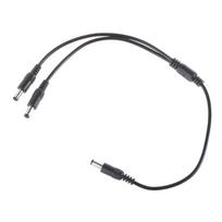 DC Maitinimo Skirstytuvo Kabelis 5.5x2.1mm/5.5x2.5mm 1 Kištukas į 2 Kištukus Y Adapterio Laidas CCTV Kamerai ir LED Šviesai 40cm/30cm 21T-40