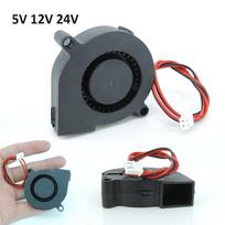 24 V 12 V 5 V turbininis ventiliatorius 3D spausdintuvo priedai ventiliatorius 50 mm 5020 turbopūtė 24 V 12 V 5 V rankovės aušinimo ventiliatoriai ekstruderiui 5V