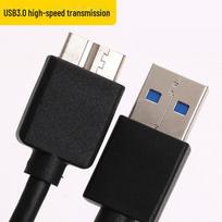 USB 3.0 į Micro-B kietojo disko duomenų kabelis su maitinimo prailgintuvu kompiuterio jungtims 0.2m juoda