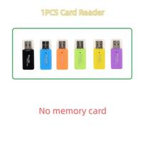 USB 2.0 atminties kortelių skaitytuvas didelės spartos SDHC TF adapteris kortelių skaitytuvas 【1】No Card