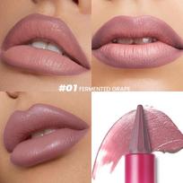 2-in-1 Matinis lūpdažis ir lūpų pieštukas kūgio formos galiuku Velvetinis lūpdažio pieštukas Šilkinė tekstūra Vandeniui atsparūs ilgai išliekantys lūpdažiai Lūpų derinys pieštukas Lūpų pieštukas 01