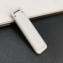 Itin plonas Mini laikiklis Metalinis sulankstomas mobiliojo telefono laikiklis Nugarėlės lipdukas Nematomas nešiojamas mobiliojo telefono stalinis stovas iPhone balta