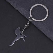 Taekwondo aukšto spyrio raktų pakabukai vyrams Titano plieno sportinis pakabukas Karate Jiu Jitsu raktų pakabukas Juvelyrika Berniukams Sporto salės dovanos SV1