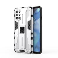 Prabangus smūgiams atsparus automobilinis stovas-laikiklis magnetinis šarvuotas telefono dėklas, skirtas OnePlus 9R 9r 9 R LE2101 6,55  galinis dangtelis For Oneplus 9R