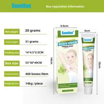 SUMIFUN Deodorant Cream for Underarm Care, Antiperspirant Sweat Odor Eliminator 20g