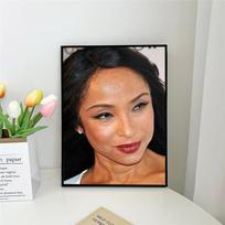 1pc Band Sade A-Adu Singer Self-adhesive Art Poster Waterproof Paper Sticker Coffee House Bar Room Wall Decor 21cm×30cm NoFrame black