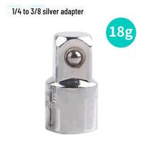 3-in-1 reketinio rakto lizdo adapteris: 1/2 iki 3/8 iki 1/4 perėjimo galvutė