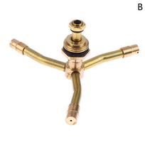 1Pc 2/3/4 Arm 360Degreeautomatic Rotary Whirling Sprinkler Garden Lawn Irrigation Watering Nozzle Spray Rotating Brass Sprayer