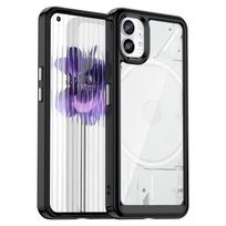 Dėl Nothing Phone 1 dėklo Nothing Phone 1 (1) Apsauginiai dėklai Smūgiams atsparus Cukraus spalvos Silikoninis telefono galinis dangtelis Nothing Phone telefonui (1) Nothing Phone 1 gray