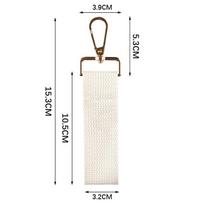 Fabric Strap Keyring Keychain Strap Baggage Tag For Women Men Diy Backpack Pendant Key Chains Accessories Bulk