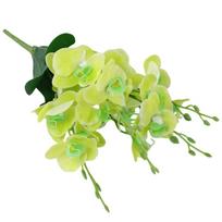 Dirbtinės gėlės Dirbtinės drugelių orchidėjos Namų dekoras žalia