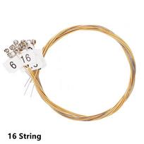 Lyra Arfa Lyros Stygos Blizgi Spalva 15-24 Stygos Žalvaris 16 Brass Strings