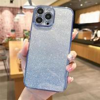 Luxury Shiny Glitter Clear Bling Phone Case For Samsung Galaxy A30 A32 A35 A51 A52 A54 A70 A73 A750 Silicone Shockproof  Cover For Galaxy A7 2018 sidabras