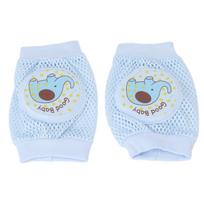 Infant Knee Pads Blue Elephant Pattern Infants Crawling Toddlers Antifall Antiknock Elbow Pads