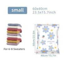 1 vnt. Vakuuminis kompresinis maišų rinkinys, daugiafunkcinis laikymo maišas, makarono spalvos, su namų antklodžių laikymo maišu 40*60cm