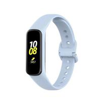 Silikono apyrankė skirta Samsung Galaxy Fit 2 SM-R220 laikrodžio apyrankei, pakeičiama sportinio laikrodžio apyrankė Correa, skirta Samsung Galaxy Fit 2 For Galaxy Fit2 R220 šviesiai mėlyna spalva