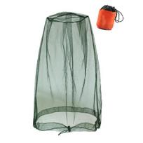 Mosquito Head Net Fine Mesh Face Netting with Drawstring for Hats Breathable Face Shield for Men Women Protection from Midges Insects Gnats armijos žalia spalva