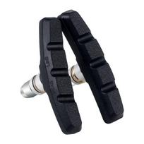 2/4pcs Black Rubber V-Brake Pads for Mountain Bikes Silent Brake Belt Screw Pad Blocks 2.76inch Replacement Brake Pads 2pcs