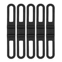 5Pcs Cycling Bike Bicycle Silicone Band Elastic Strap Bandage Belt Handlebar Mount Holder Elastic Strap Easy to Install juoda