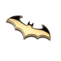 3D Metalo Šikšnosparnis Automobilio Logotipas Animacinis Lipdukas Metalo Ženklelis Emblema Galinė Decal Motociklo Automobilio Dekoravimo Aksesuarai Automobilio Lipdukas 3D Car Stickers&Bats auksas