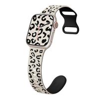 Engraved Leopard For Apple Watch Series 10 band 42mm 46mm 44mm 45mm 38mm 40mm 41mm Silicone Correa Bracelet Series 10987SE654321 Ultra 2 49mm Straps 38mm 40mm 41mm