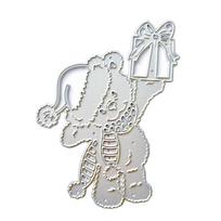 Meškos dovanų dėžutė Metalinės štampavimo formelės Scrapbooking trafaretas Štampuoti elementai Kortelės įspaudimas Pasidaryk pats Nuotraukų albumo šablonas Forma Dekoracija