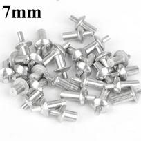 100/10 vnt. Kalami plėtimosi kniedės Plėtimosi aliuminio vinies galvutė Praduriamo tipo Maži sriegikliai Tvirtinimo elementai Kniedė 7mm-10pcs