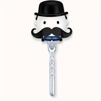 [Wall-Mounted Shaver Holder] Compact Bathroom Organizer, Wall-Mounted Beard Shaver Holder with Suction Cup juoda