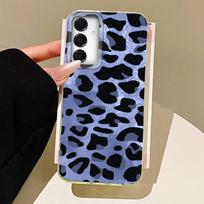 Retro Leopardo Sūkurio Rašto Telefono Dėklas Samsung Galaxy A16 A55 A07 A17 A56 A36 A26 A53 A06 A14 A24 A34 A54 A15 A12 Viršelis Samsung Galaxy A16 balta