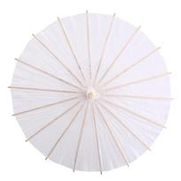 Baltos spalvos popierinis dekoratyvinis skėtis nuo saulės mokyklos dekoracija nuotraukai Cosplay rekvizitas 20cm diameter