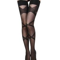 1 pora aukštų kojinių Elastingi nėriniai Dekoracija Spandex Juostelės Kojinės Medaus Mėnesiui
