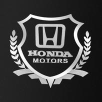Automobilio lipdukai Kviečių ženklelio lipdukas Automobilio kėbulo šoninio lango bagažinės dekoratyvinis Honda Civic Fit Jazz Accord Pilot Passport Stepwgn CRV BRV HRV Vezel sidabras