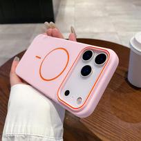 Tinka Apple 17 Pro Max ir iPhone 16E: Matinis, plonas, magnetinis žiedas, apsaugantis nuo kritimo, su odos pojūčio tekstūra. iPhone 14 Pro