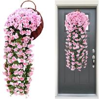 Kabantys dirbtinis rožinis gebenės vijoklis 85 cm N15