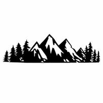 Car Decorative Stickers – Forest &  , Trunk, Window Glass & Bumper Personalized Creative Decals One Size juoda