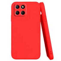 For Honor 70 Lite Case Cover For Huawei Honor 70 Lite Capas Original Back Phone Bumper TPU Soft Case For Honor 70 Lite Fundas Honor 70 Lite raudona