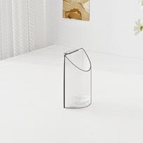 Skaidrus akrilas, padalintas knygų stovas, rašomasis stalas. Pen holder balta