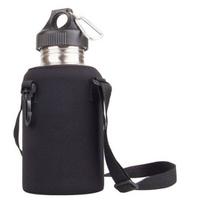 2L/2000ml Kelioninis nerūdijančio plieno arbatos vandens buteliuko laikiklis su izoliuotu maišeliu