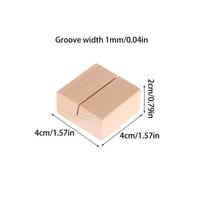 Wood Table Perfume Essential Oils Test Tester Paper Strip Holder Display Stand Clamps Aromatherapy Paper Clips Decoration 8cm