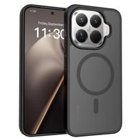 Dėklas Xiaomi 15T Pro 15T, matinio PC+TPU, apsaugantis nuo pirštų atspaudų, lygus liesti, permatomas dangtelis Xiaomi Mi 15T Xiaomi 15T Pro juoda